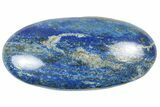 Polished Lapis Lazuli Palm Stone - Pakistan #250647-1